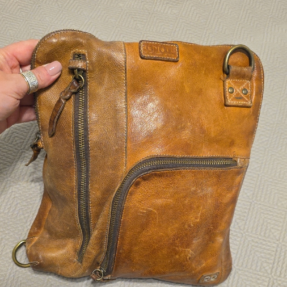 Bed Stu Brown Leather Bag